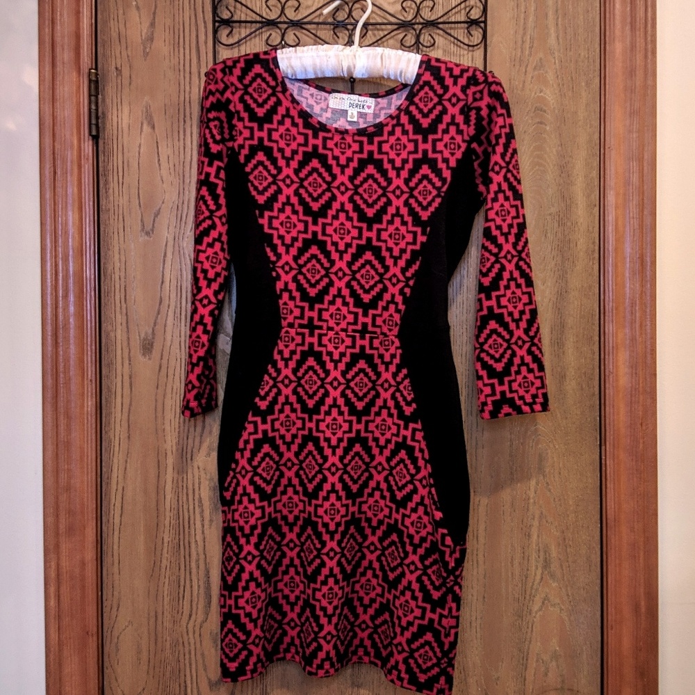 Black and Red Dress